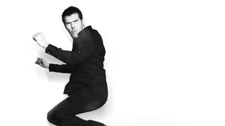 Comedy Shows a Big Hit at King George's Hall - cropped Rhod Gilbert Book Of John