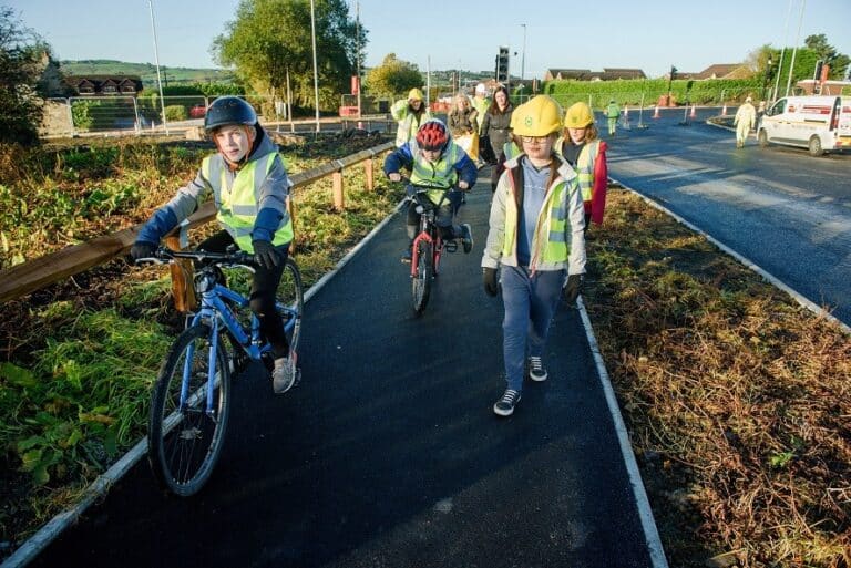 Key Target of the BwD Safer Roads Strategy is a 30%  reduction in fatal and serious casualties - cycling walking issa way