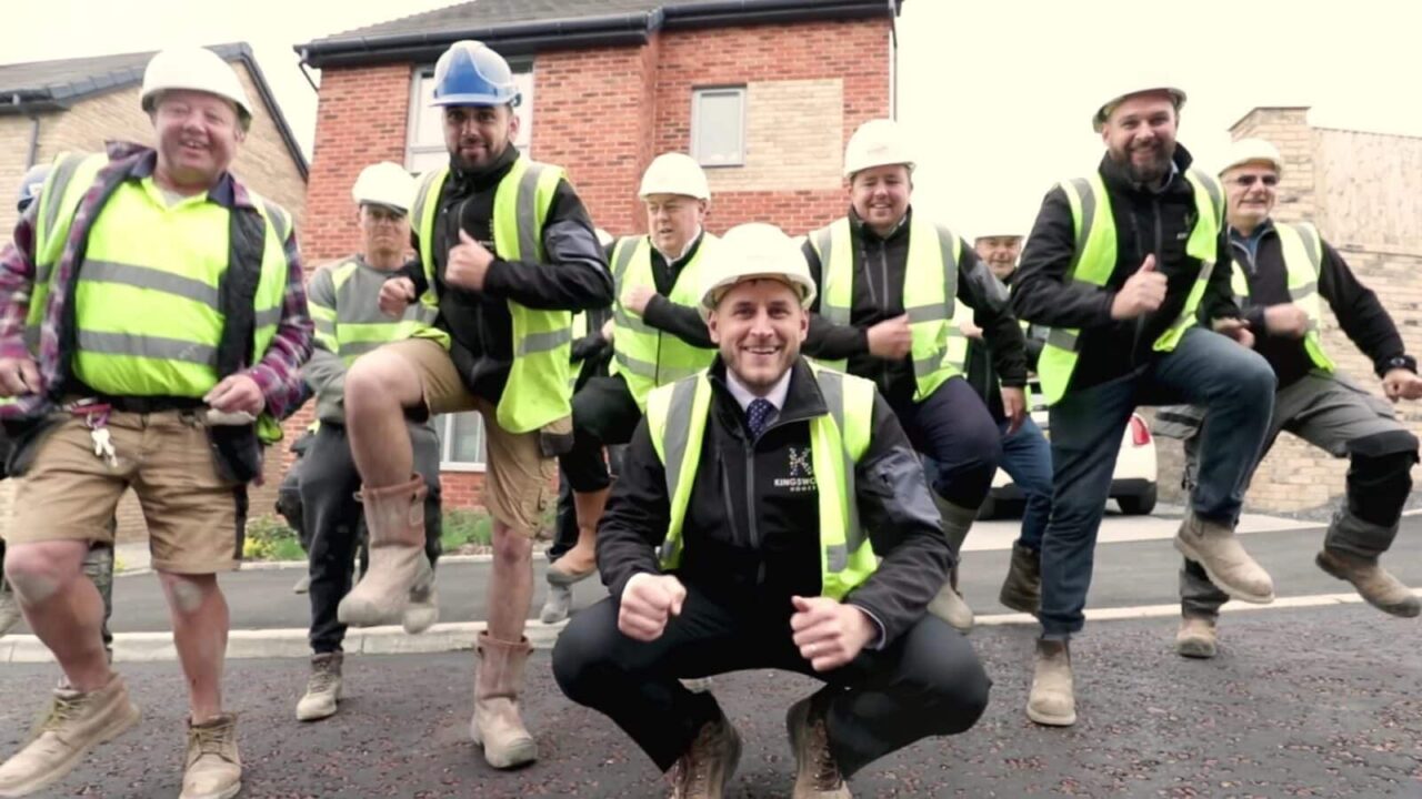 Dancing Builders Re-work Madness Song “Our House” after Gifting New Home to Children’s Hospice - Kingswood Homes reworked the Madness classic Our House scaled