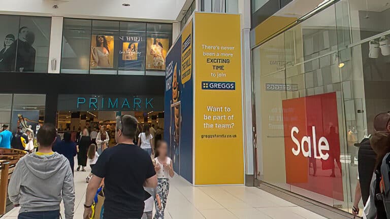 New Greggs Store in The Mall following earlier closures