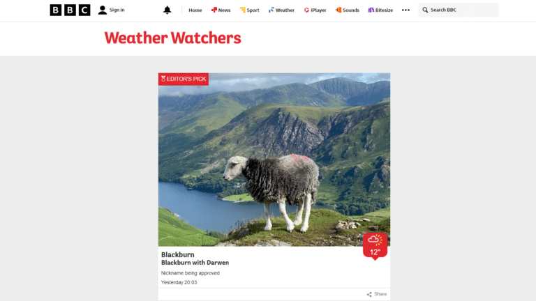 The BBC think this Picture was taken in Blackburn with Darwen - The BBC think this is Blackburn 2