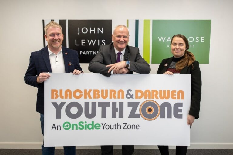 £100K funding boost from the John Lewis Foundation Trust for Youth Zone