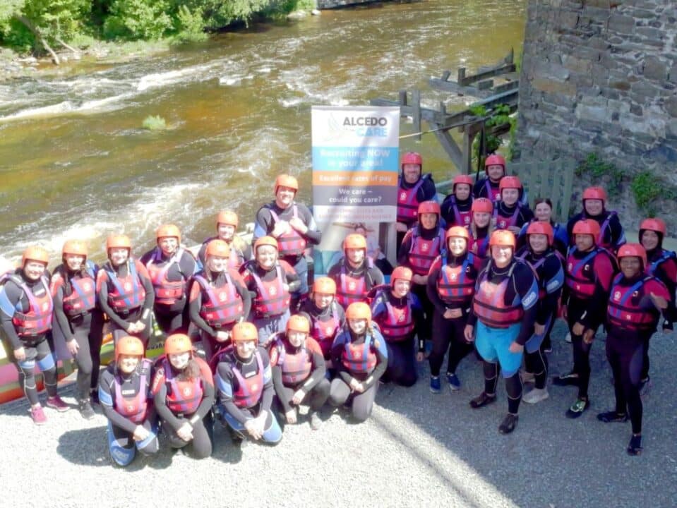 Alcedo's Blackburn team helps raise £6k for Spinal Injuries Association - Alcedo Care Group makes waves for Spinal Injuries Association scaled
