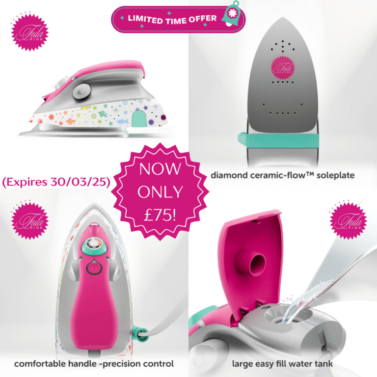 Mother’s Day Special: Treat Mum (or Yourself!) to the Tula Pink x Oliso Mini Project Iron - TULA