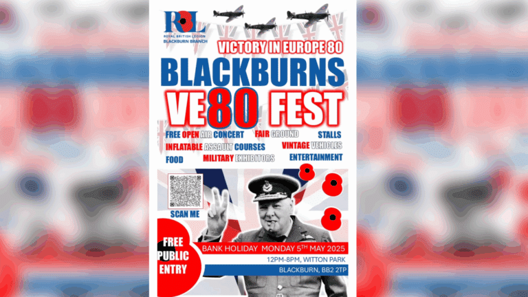 VE80 Fest Gears Up for a Massive Day of Music, Community and Commemoration in Blackburn - vefest80updated e1751920894728
