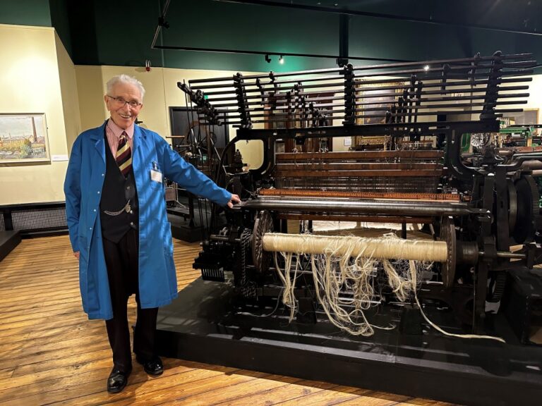 90 and Still on the Loom – Meet the Man Keeping Blackburn’s Textile History Alive - Richard Croasdale Blackburn Museum and Art Gallery Volunteer 1