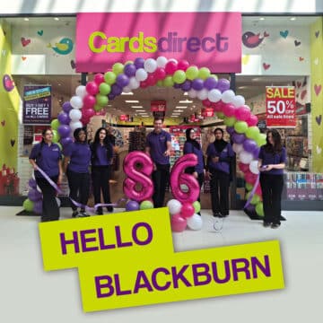 Cards Direct store opening in Blackburn – Unit 30, Lord Street Mall