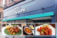 South Indian dishes served at Thira in Blackburn, winner of a 2025 English Curry Award