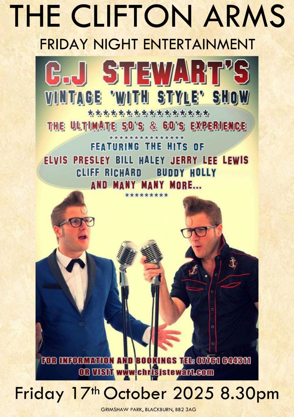 Vintage style Rock Roll Show CJ Stewart - inbound2347705997605876019