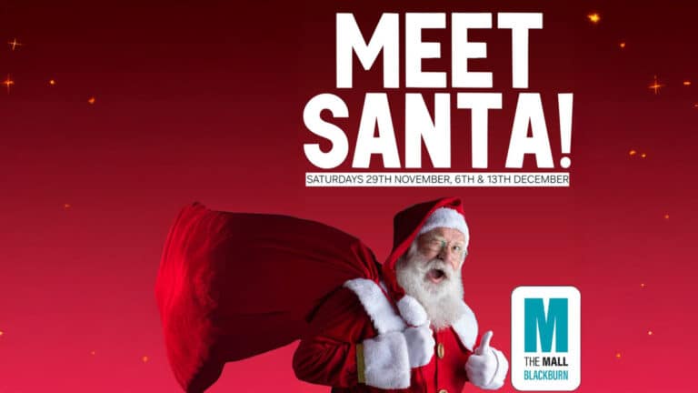 Free festive fun as Father Christmas visits The Mall Blackburn