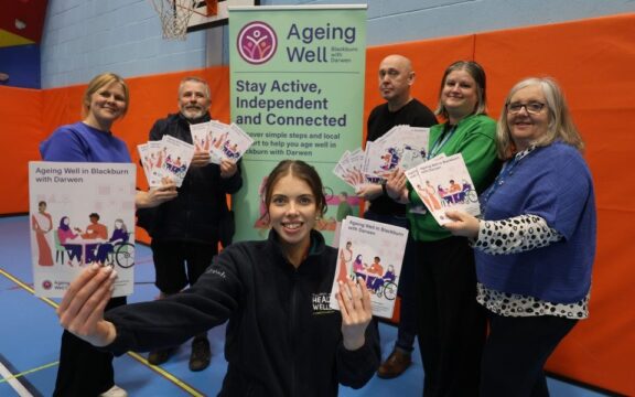 Group photo for the Ageing Well campaign