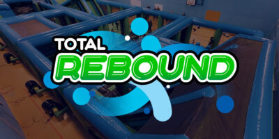 Get ready to bounce! Giant inflatable arena opens in Blackburn - BwD Total Rebound Out logo web app