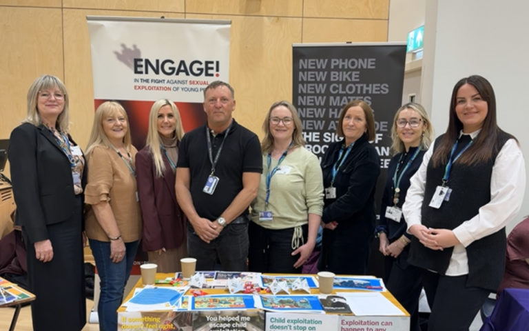 Students at Darwen Vale School taking part in the Building Safer Futures event
