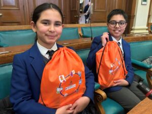 Pupils in a classroom during the Schools Community Resilience Project trial