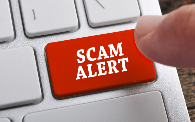 Warning about scam text messages