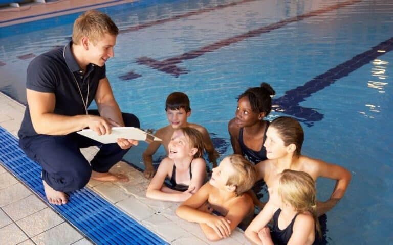 Young swimmers learn water safety skills during Drowning Prevention Week