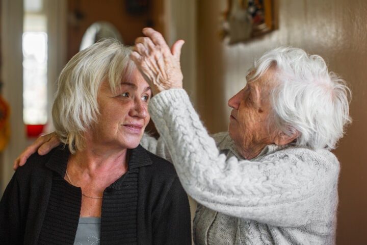 Two women, mother and daughter