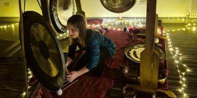 Gong Bath with Gong Within at The Bureau Centre for the Arts - Soundbath 3
