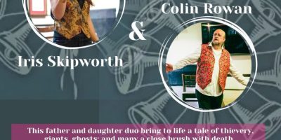 The Steed of Bells. Storytelling performance- Colin Rowan and Iris Skipworth at The Bureau Centre for the Arts - The Steed of Bells