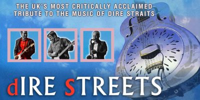 Dire Streets - darwen library theatre dire streets banner