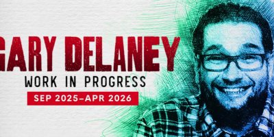 Gary Delaney - Work In Progress - darwen library theatre gary delaney wip banner